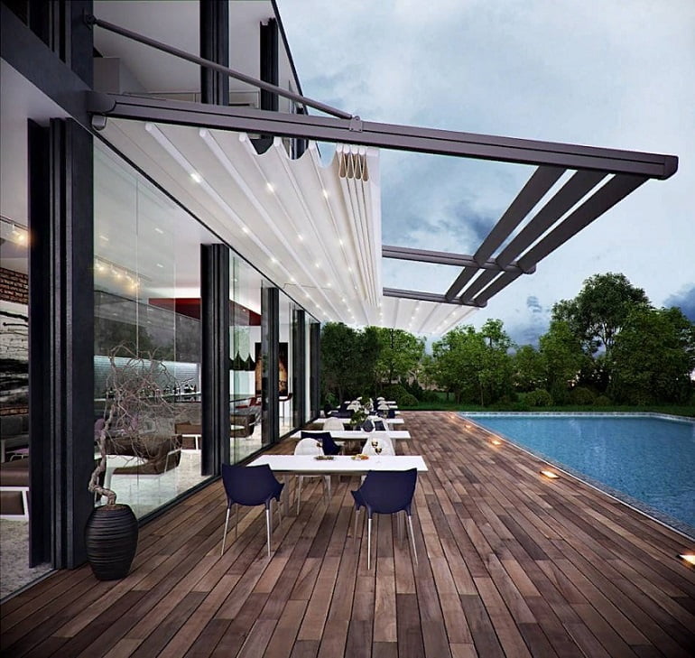 Pergola Tente Uygulaması